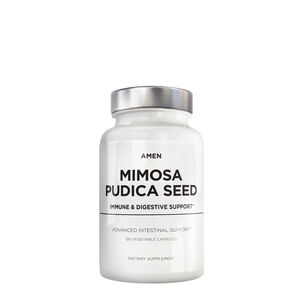 Amen Mimosa Pudica Seed 900 mg - Immune and Digestive Support - 120 Vegetable Capsules (60 Servings) | GNC